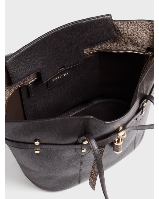 Premiere Borsa Shopping Large di Borbonese in Black