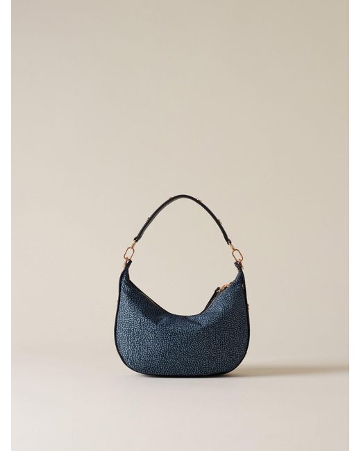 Frame Borsa Hobo Small di Borbonese in Blue