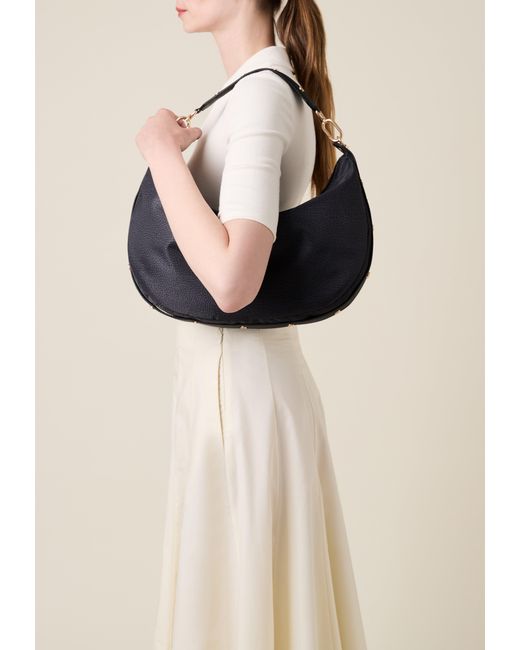Frame Borsa Hobo Medium di Borbonese in Black