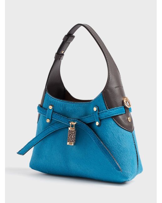 B-Halo Borsa Mini di Borbonese in Blue