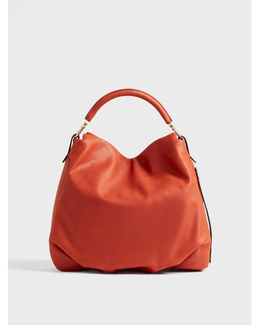 Bice Borsa Hobo Medium di Borbonese in Red