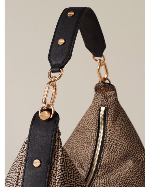 Frame Borsa Hobo Medium di Borbonese in Natural