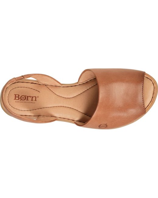 born trang menorca sandals cognac