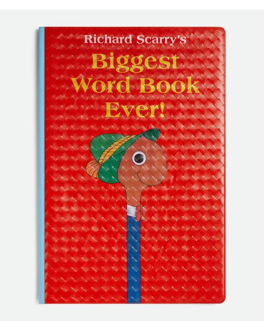 Bottega Veneta Red Richard Scarry Maxi Sketchbook