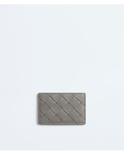 Bottega Veneta White Intrecciato Credit Card Case for men