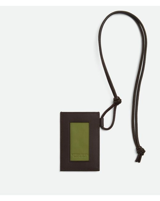 メンズ Bottega Veneta イントレチャート バッジホルダー White