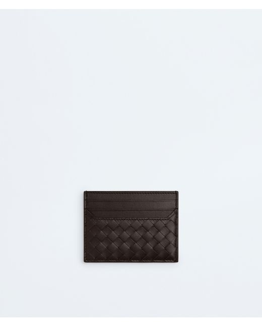 Bottega Veneta White Intrecciato Piccolo Credit Card Case for men