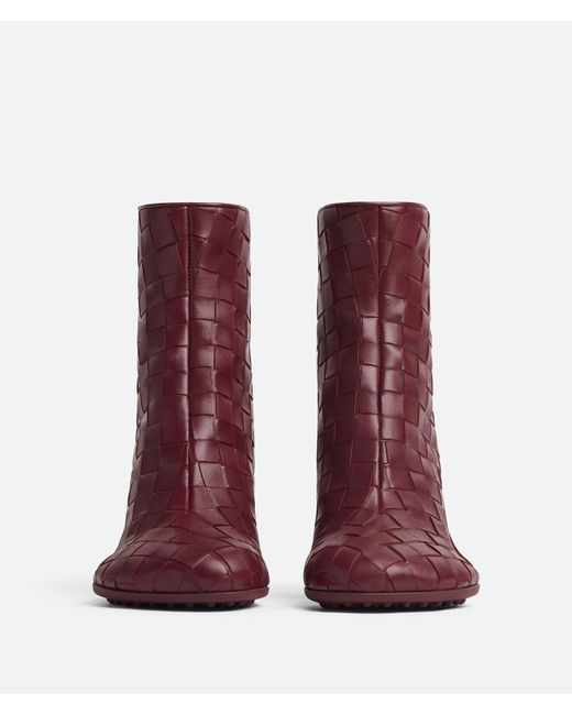Bottega Veneta Purple Atomic Ankle Boot
