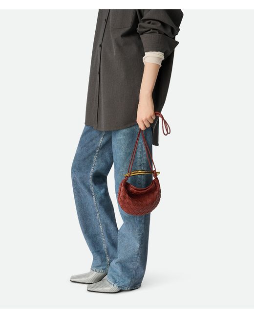 Bottega Veneta ベビー サーディン レッド | Lyst