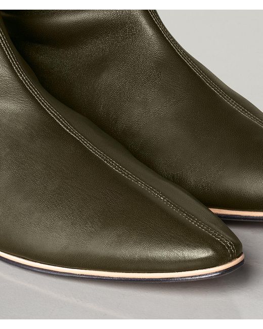 bottega boots green bottom