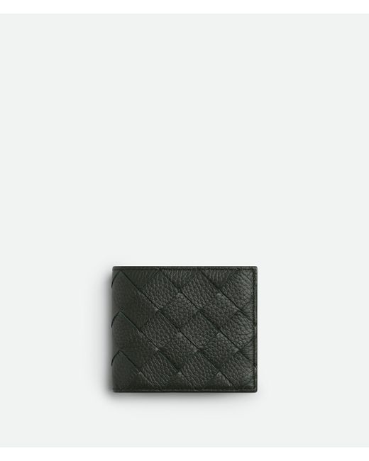 メンズ Bottega Veneta イントレチャート コインパース付き二つ折りウォレット Gray