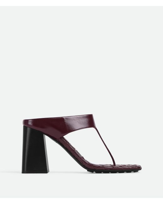 Bottega Veneta White Marella Thong