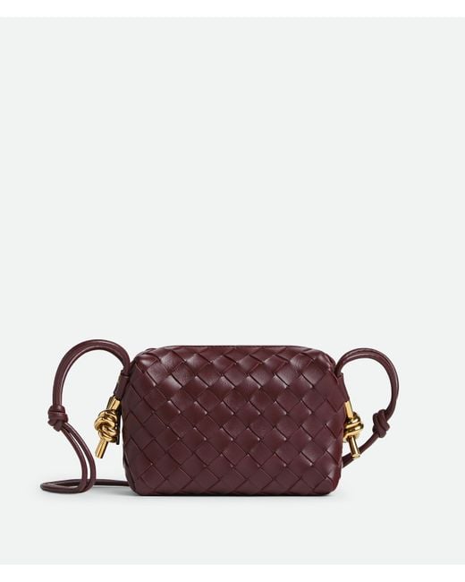 Bottega Veneta Purple Mini Loop Metal Knots