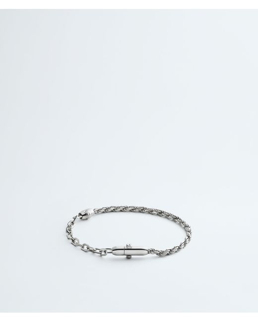 Bottega Veneta White Chain Bracelet for men