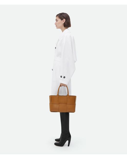 Bottega Veneta スモール アルコ トートバッグ Brown