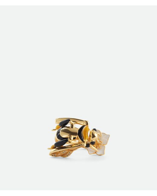 Bottega Veneta Metallic Ape Ring