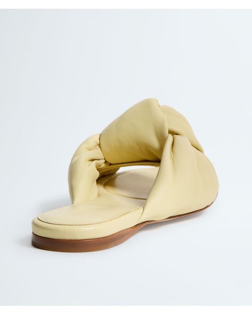 Bottega Veneta Metallic Cherry Flat Mule