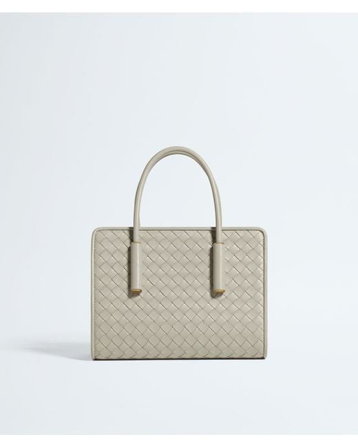Bottega Veneta White Baby Barbara Tote