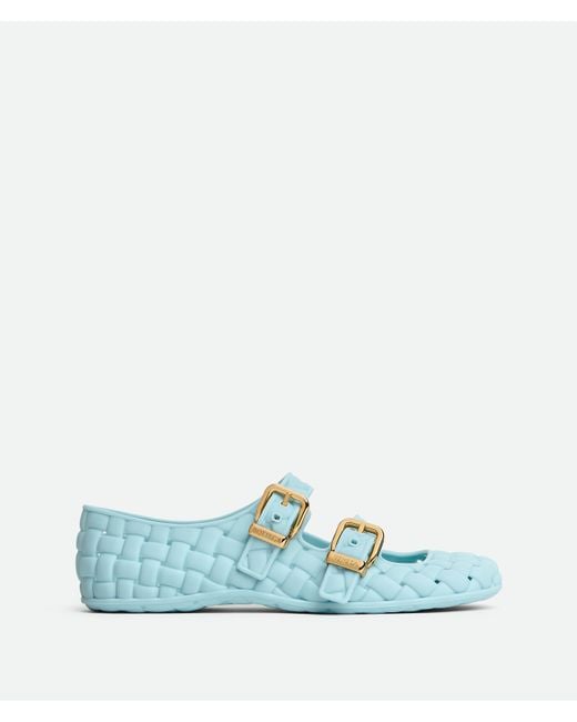 BOTTEGA VENETA エイミー メアリージェーン バレリーナ Bottega Veneta エイミー メリージェーン バレリーナ ブルー | Lyst