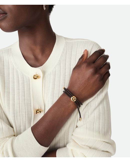 Bottega Veneta Multicolor Adam Lederarmband