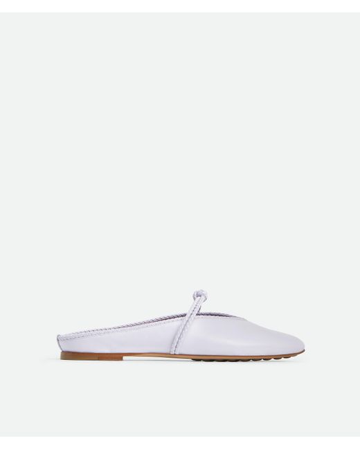 Bottega Veneta White Rosa Mary-Jane Ballerina