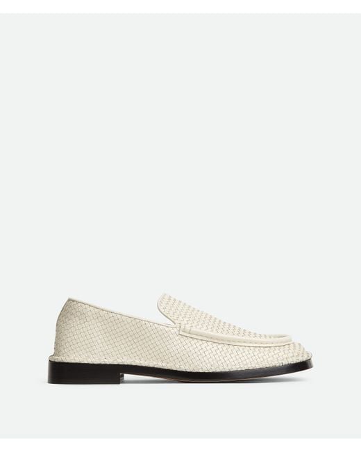 メンズ Bottega Veneta ダディ ローファー White