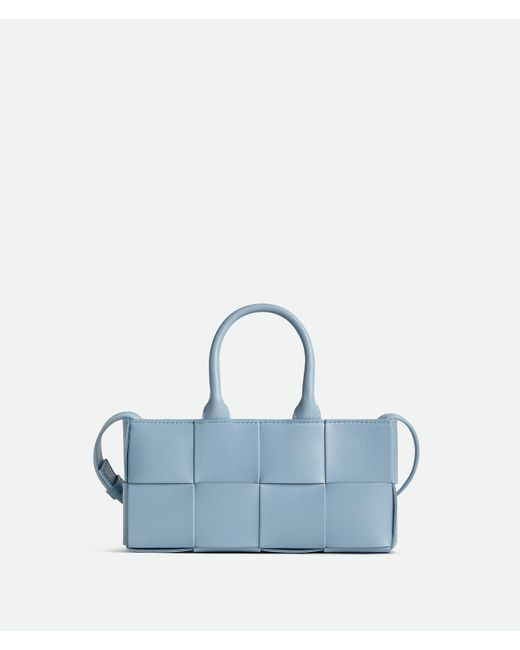 Bottega Veneta Blue Mini East-west Arco Tote Bag