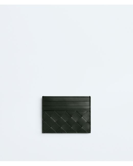 Bottega Veneta Black Intrecciato Credit Card Case for men
