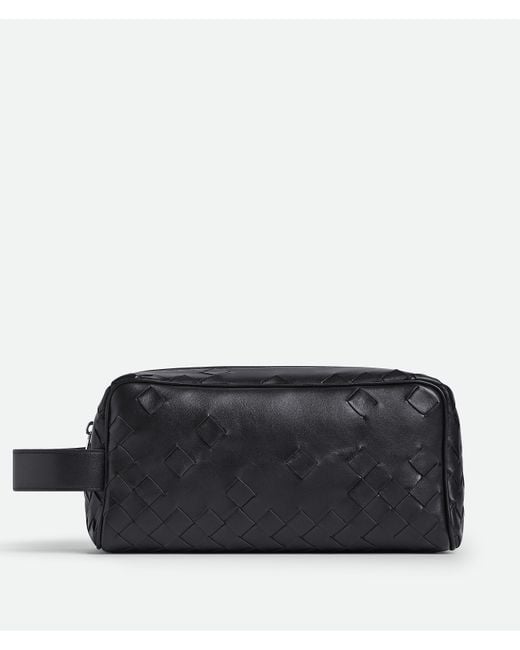 Bottega Veneta Intrecciato Reisepouch in Black für Herren