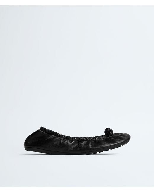 Bottega Veneta Black Fantasmina Ballerina