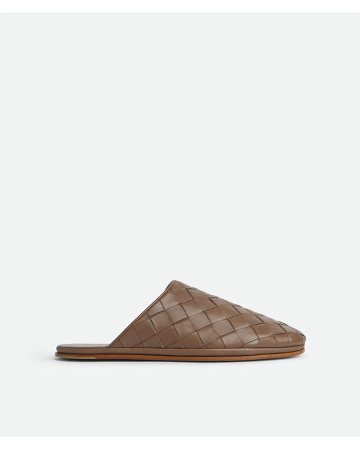 Bottega Veneta Brown Sunday Luxe Lambskin Flat Mules for men