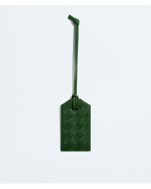 Bottega Veneta Green Getaway Tag Holder for men