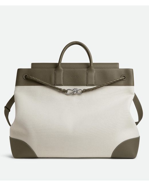 Andiamo Voyager Maxi di Bottega Veneta in Metallic da Uomo