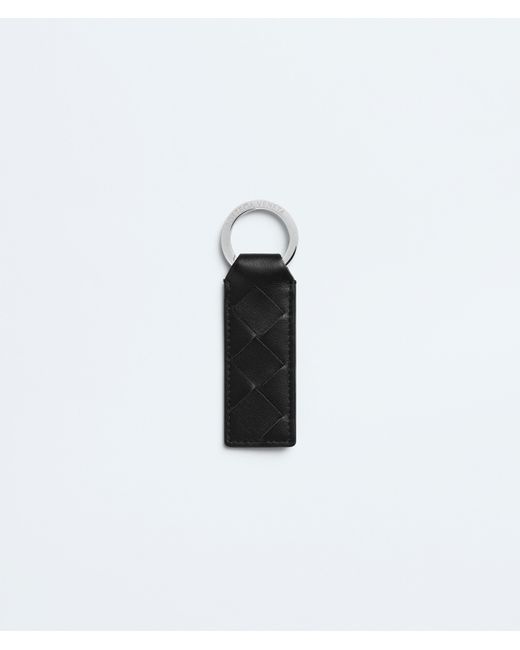 Bottega Veneta White Tab Key Ring for men