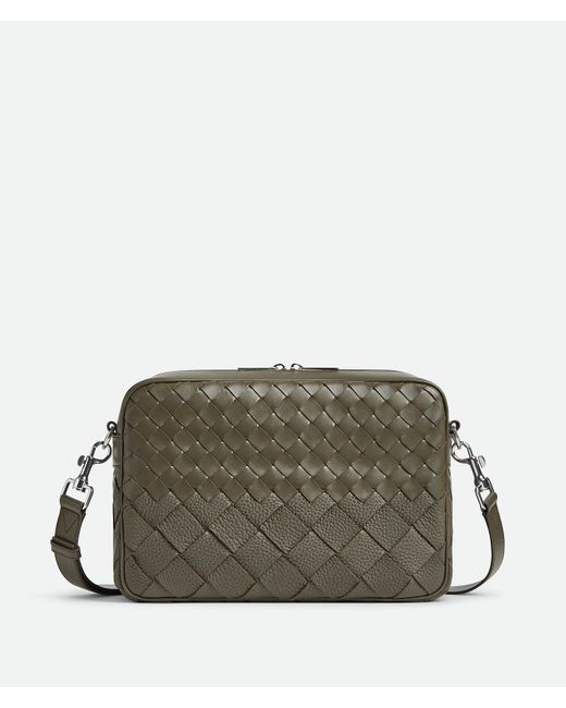 Camera Bag Intrecciato di Bottega Veneta in Green da Uomo
