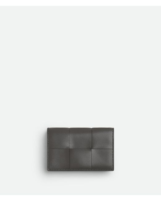 メンズ Bottega Veneta カセット ビジネスカードケース Gray
