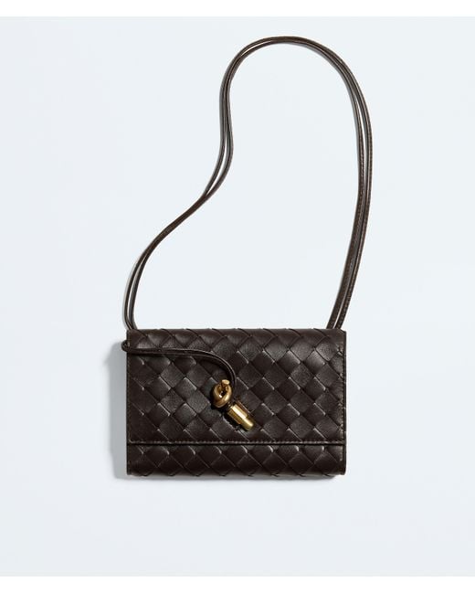 Bottega Veneta Black Andiamo Pouch On Strap