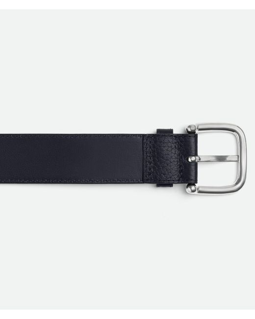 Bottega Veneta Black Intrecciato Belt for men