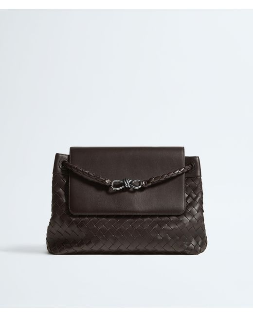 Bottega Veneta Black Andiamo Messenger for men