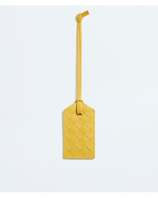 Bottega Veneta White Getaway Tag Holder for men
