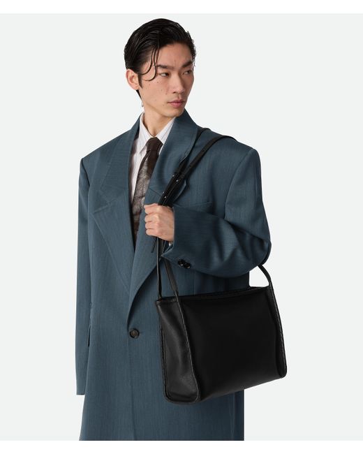 BOTTEGA VENETA コリエーレ メッセンジャーバッグ 関税送料無料 メンズ Bottega Veneta コリエーレ メッセンジャー ブラック | Lyst