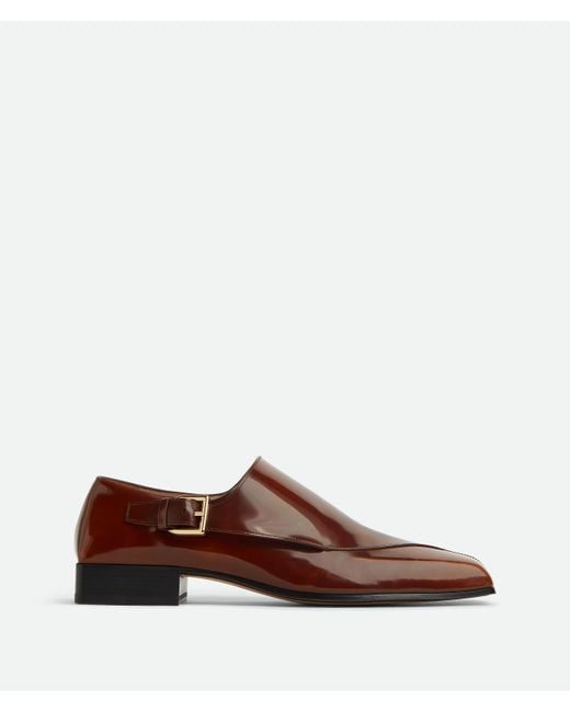 ボッテガヴェネタ ジム モンク ストラップ シューズ メンズ Bottega Veneta ジム モンク ストラップ ブラウン | Lyst