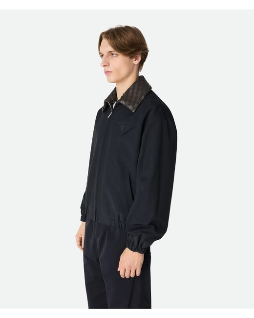 メンズ Bottega Veneta テック コットン ブルゾン Blue