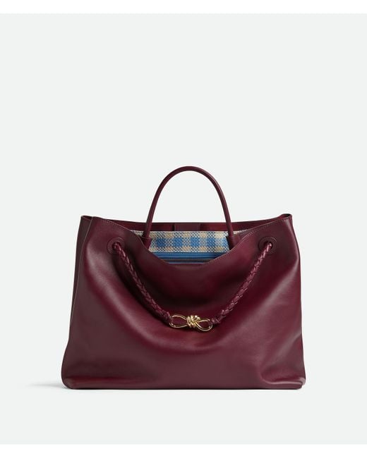 Bottega Veneta Purple Large Andiamo