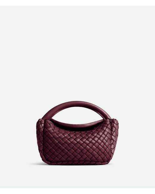 Bottega Veneta Purple Small Cobble Top Handle