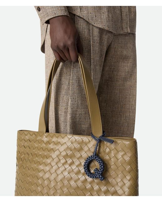 Bottega Veneta Blue Letter Q Charm for men
