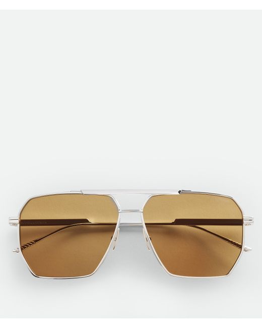 Bottega Veneta クラシック パイロット サングラス Natural