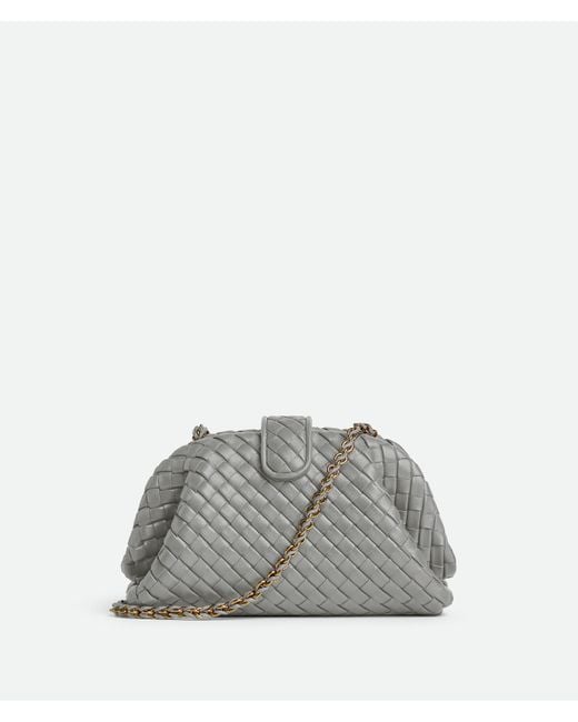 Bottega Veneta Gray Small Lauren 1980