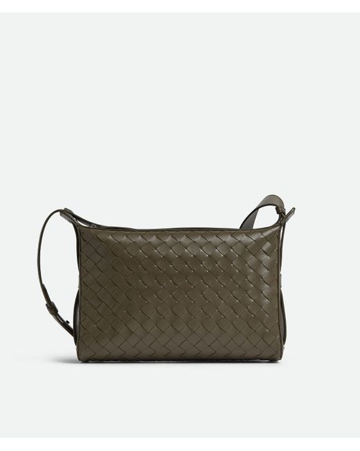 Bottega Veneta Green Intrecciato Tribeca Top Handle for men