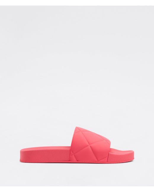 Bottega Veneta The Rubber Lido leather sliders - Harvey Nichols